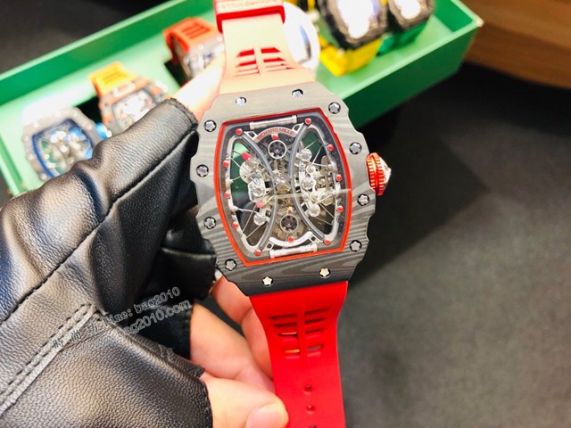 理查德米勒男士腕表 Richard Mille頂級版本RM53-01一體陀飛輪腕表  gjs2033